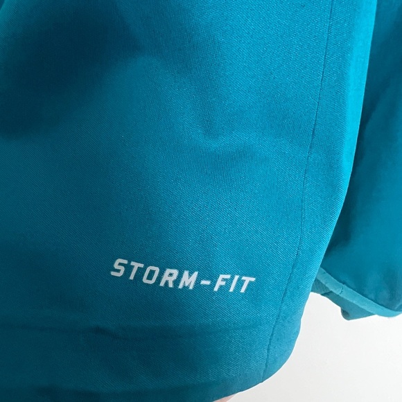 Nike Storm Fit Teal Full Zip Vented Reflective Athletic Fit Track Jacket Size M - Picture 8 of 13